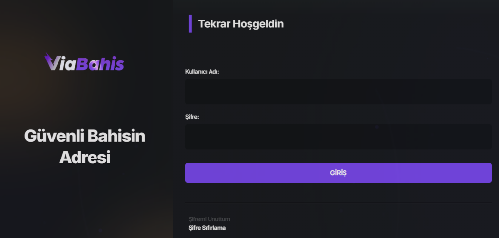 Viabahis Giriş